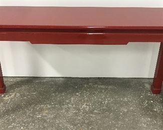 Vintage Lacquer Ware Console Table