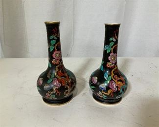 Pair Japanese Vases