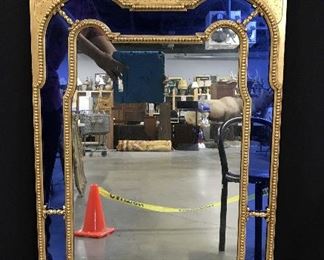 Vintage Ornately Detailed Wall Mirror