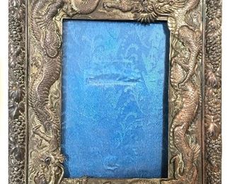 Intricately Detailed Metal Picture Frame