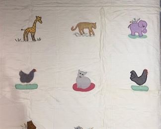Very cute child’s hand made quilt