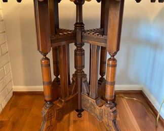 Gorgeous antique Victorian marble top parlor table