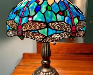 Dale Tiffany red dragonfly table lamp