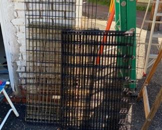 Large metal wire dog crates