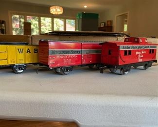 Vintage Louis Marx & Co. Stream Line “Steam Type” Electrical Train Model 10000 in excellent vintage condition with track, transformer and original box