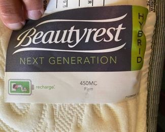 Beautyrest Next Generation Hybrid Queen Size mattress set