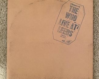 The Who Live At Leeds vinyl record with original paperwork, poster and photo 