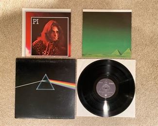 1973 Pink Floyd “The Dark Side Of The Moon” vinyl record with the two original never used posters