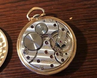 14k Gold Longines Pocket Watch 17 Jewels 