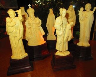 Vintage Carvings of Saints $135.00 each