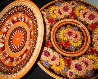 Czech Peasant-ware Dishes- Large $35.00, Small $25.00