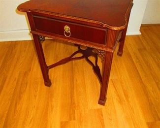 One-Drawer Chippendale-Style Table $325.00
