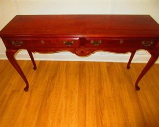 Console Table with Queen Anne-Style Legs $235.00