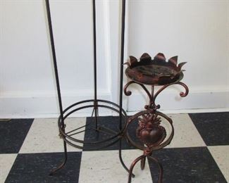 Plant Stand $15.00, Candle Stand $10.00
