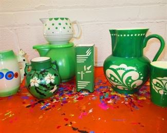 Czech Jugs and Vases $23.00-$55.00 