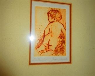 "Le Tosche" by Jean Purcel $115.00