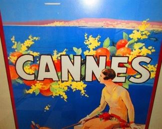 Reproduction Cannes Poster $55.00