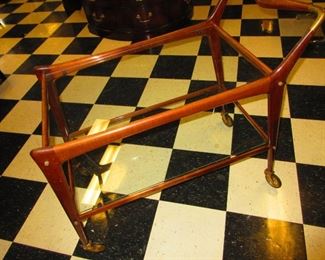 Mid-Century Tea Cart by Cesere Lacca, Italy $750.00