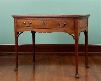 75: Early 19th c. English Oak Side Table