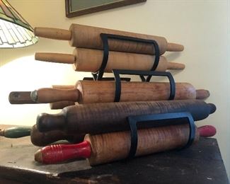 Vintage rolling pin collection