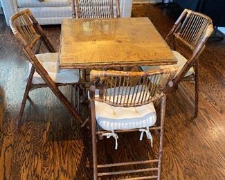 Coastal Dining Bamboo Table & Chairs