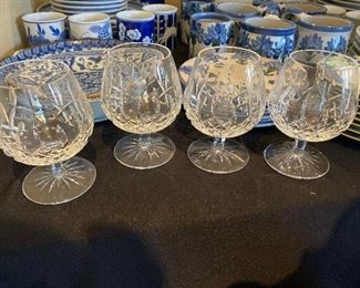 Waterford Lismore Crystal Brandy Glasses