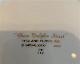 Fitz & Floyd Plate Set
