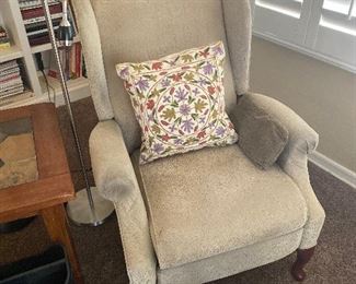 Lane Fabric Reclining Sofa Chairs
