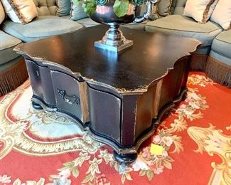 $800 - High-end, designer coffee table by Henredon. Measures 42” x 42” x 20.5”. Originally purchased for $3400.