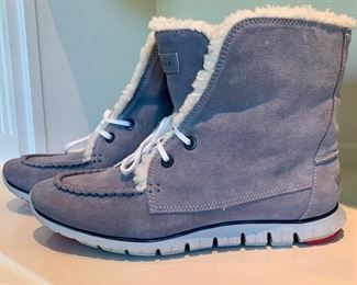 Price coming soon! Cole Haan Suede Zero Grand Waterproof Boots. Womens size 9.5.