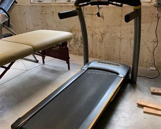 $200- Livestrong LS7.9T treadmill.  Measures 72"L x 35"W x 61"H. You move!