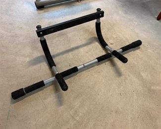 $30-Pro Fit Iron Gym Total Upper Body Workout Bar. Measures 36"L x 15" W x 6"H. 