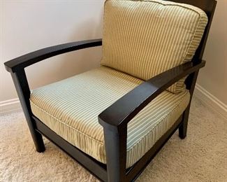 $150-Crate and Barrel chair. Measures 30 1/4"L x 31 1/2"W x 32 1/2"H. Originally purchased for $425.