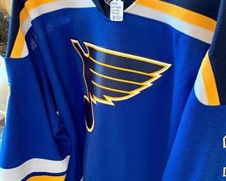 $100 - Jaden Schwartz signed St. Louis Blues signed jersey