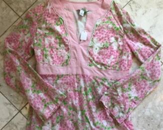 $24 - Lily Pulitzer Printed Blouse - Size Medium