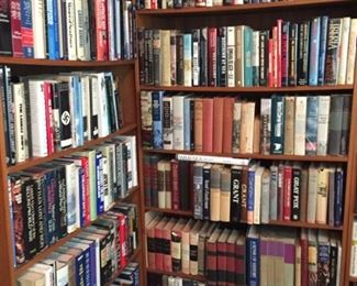 Large Selection of Books including military, Civil War, Sports, children and more.