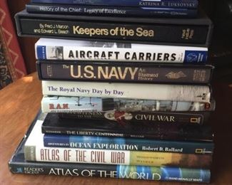 Large selection of Military books.