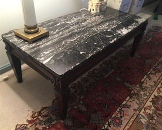 Marble Top Table.