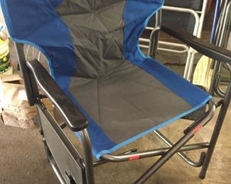 Folding game chairs.