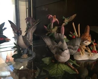 Ceramic birds.