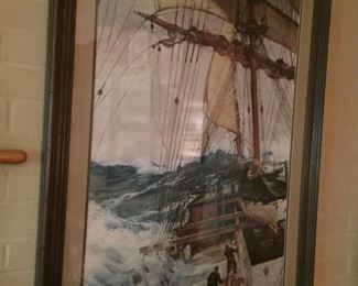 Ship Picture presented to Rear Admiral Edward K. Walker.