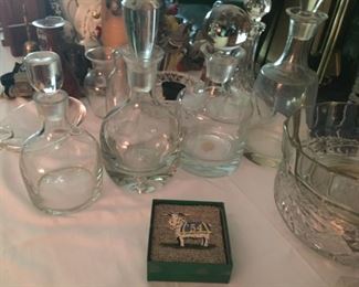 Decanters and carafes.