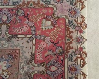 Tabriz rug from Persia.