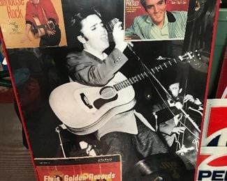 Elvis tribute collage WITH Vinyl