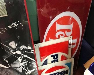 Pepsi Dr. Pepper Advertising signs