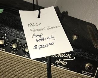 1960s Fender Bassman Amp Head only