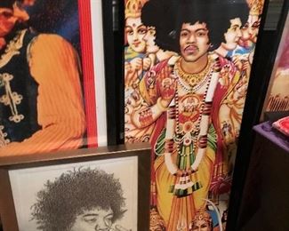 Jimi Hendrix collectible art