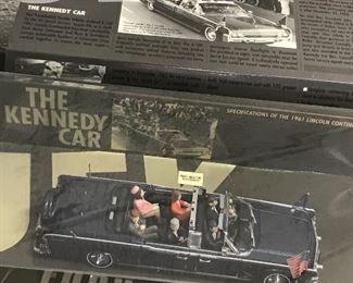 The Kennedy car Die cast