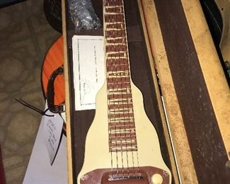 Gibson Lap Steel Guitar Red & white