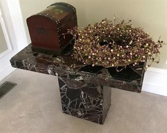 Mid-Century Marble accent table